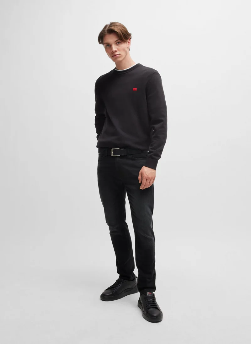 HUGO Extra-slim-fit jeans in black-black stretch denim