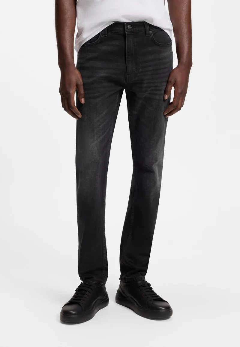 Extra-slim-fit jeans in black stretch denim