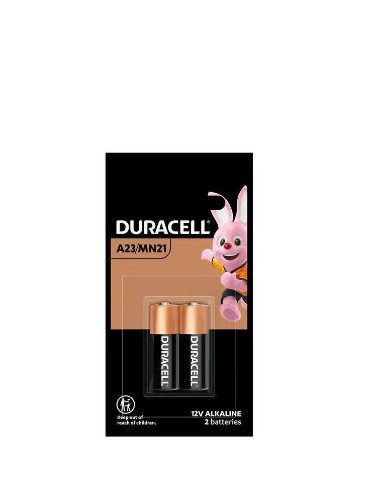 Duracell A23 12V Alkaline Batteries - Pack of 2 - Image 1
