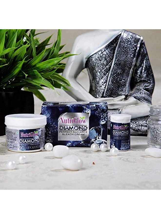 NUTRIGLOW Diamond Radiance Bleach Cream (43Gm Each) Brightens Your Dull Complexion Covers Unwanted Facial Hair & Works As A Dark Spot Corrector Combo Pack Of 2 - Image 3
