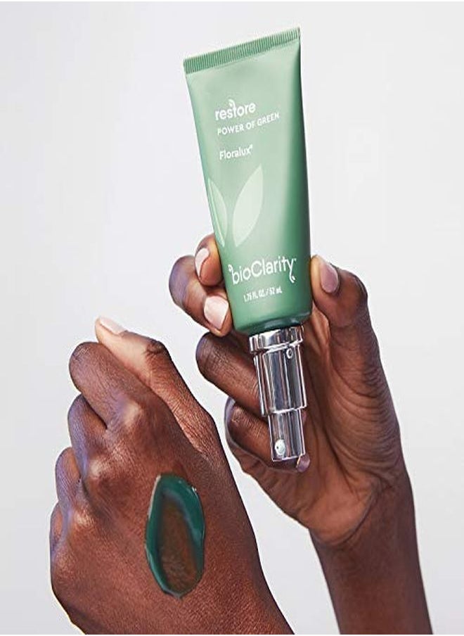 BioClarity - Restore, GelBased Serum | 100% Vegan, Clean Ingredients | Contains Floralux Naturally Made From Chlorophyll | 1.75 Fl. Oz. - Image 1