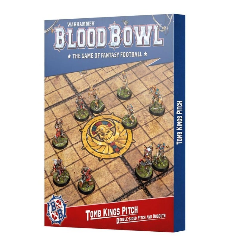 WARHAMMER Games Workshop Blood Bowl Tomb Kings DoubleSided Pitch and Dugouts - Image 3