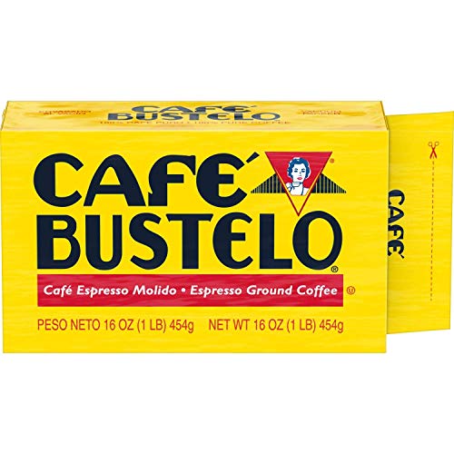 Cafe Bustelo Café Bustelo Espresso Dark Roast Ground Coffee Brick, 16 Ounces (Pack of 12) - Image 1