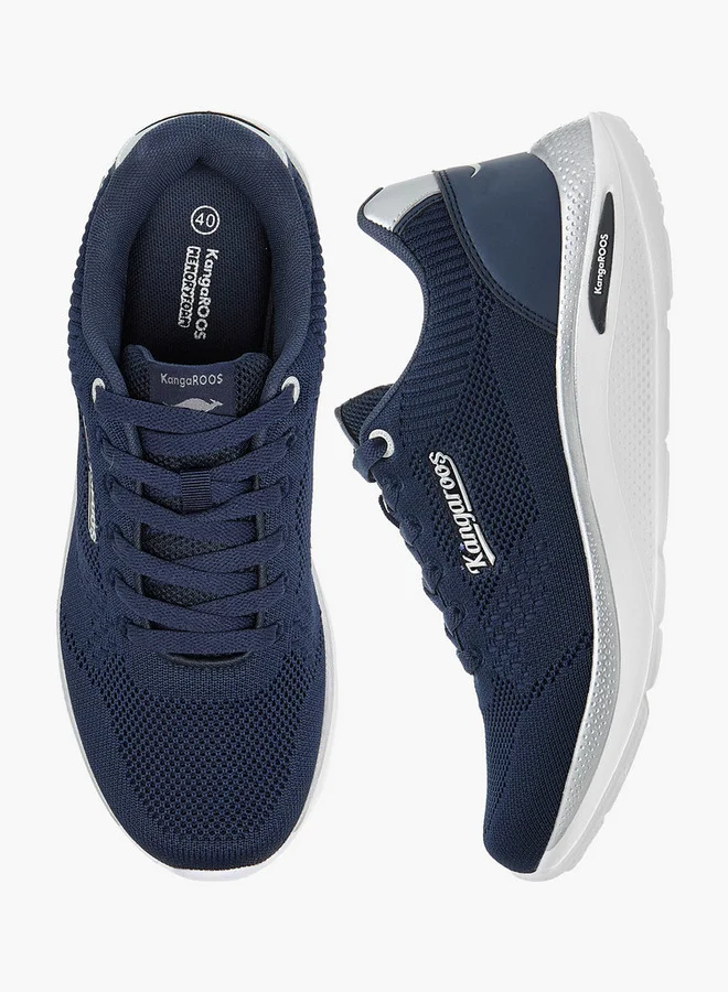 kangaROOS Women's Textured Lace-Up Closure Sports Shoes