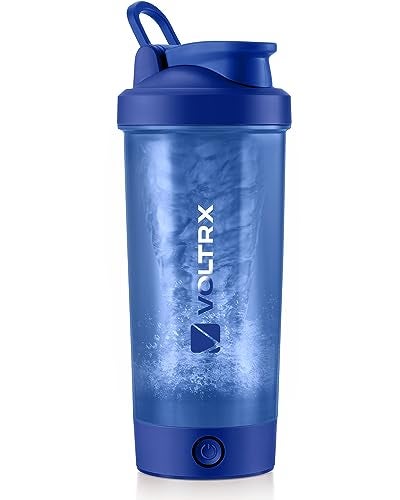 VOLTRX Protein Shaker Bottle Merger USB C Rechargeable Electric Protein Shake Mixer Shaker Cups for Protein Shakes and Meal Replacement Shakes BPA Free 24oz