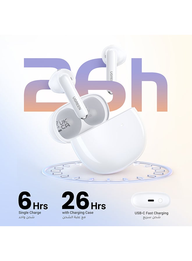 Ugreen Wireless Earbuds Bluetooth 5.3, HiTune H5 Earphones in Ear Noise-reducing Headphones 26Hrs Playtime With Charging Case, Immersive Premium Sound Long Distance Connection Headset For iPhone 16/15 - Image 4