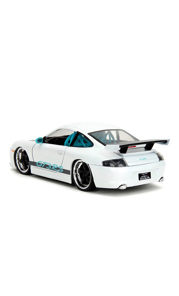 JADA سيارات وردية 1:24 - بورش 911 GT3، سيارة مصبوبة مع قاعدة، ألعاب للأطفال والبالغين - Image 5