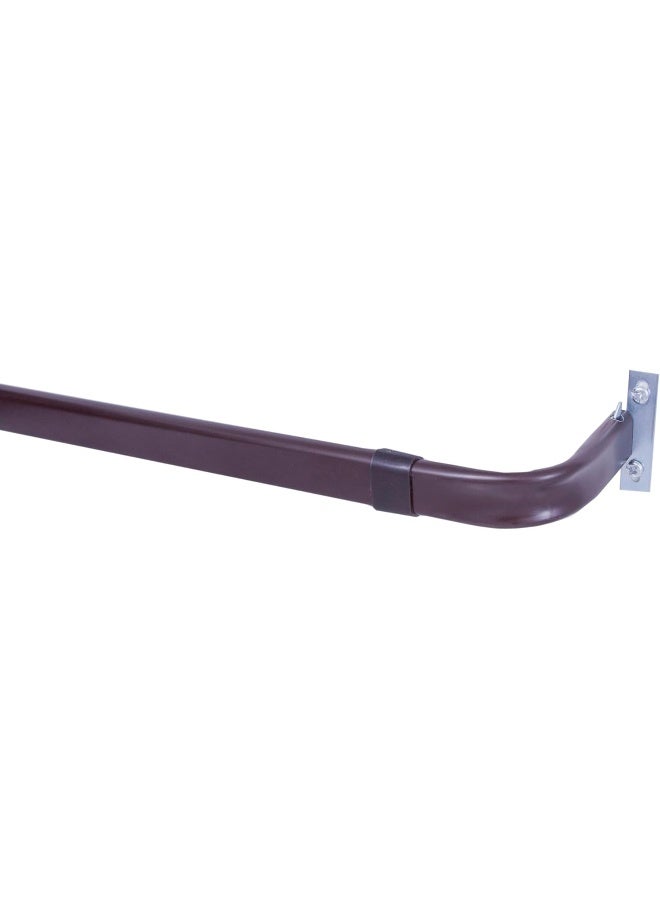 Kenney 514 Single Curtain Rod 28 to 48Inch Espresso - Image 2