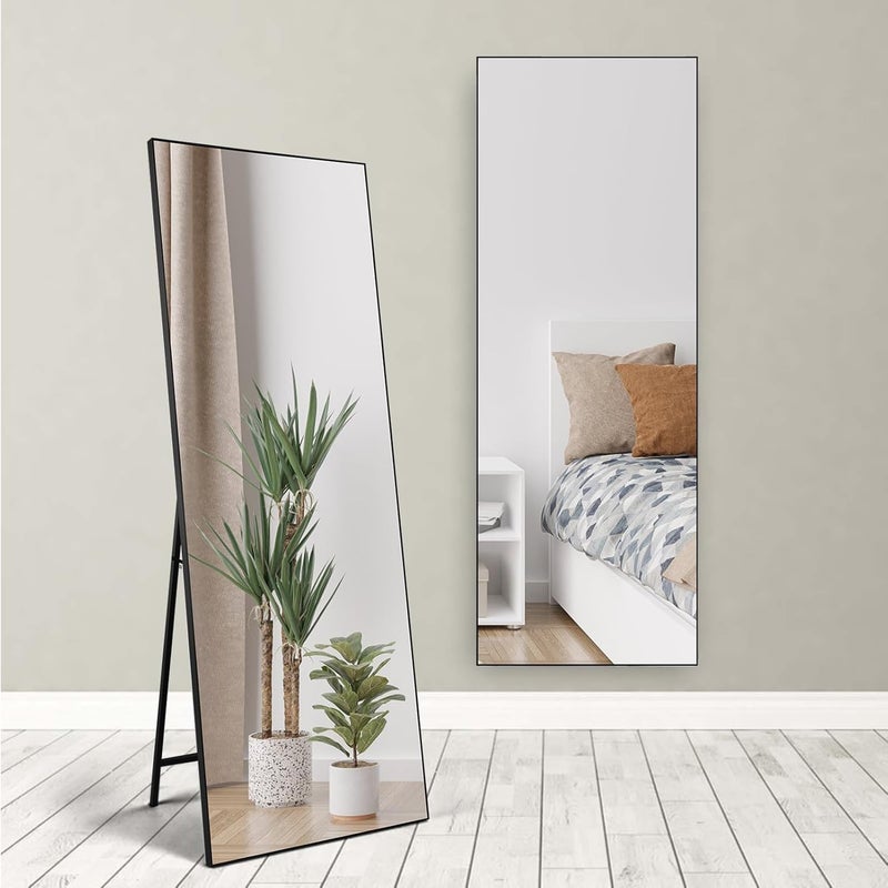 HORLIMER 165x60 cm Full Length Mirrors Black - Image 5