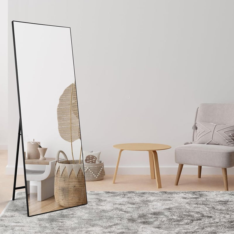 HORLIMER 165x60 cm Full Length Mirrors Black - Image 3