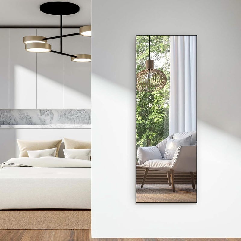 HORLIMER 165x60 cm Full Length Mirrors Black - Image 4