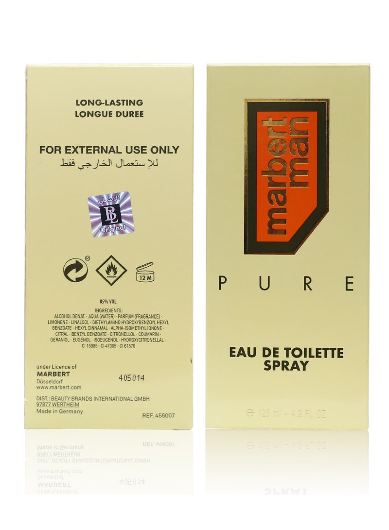 Marbert Man Perfume Set of 2 125ml Bottles - Image 2