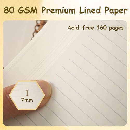 Urby Left Handed Notebooks College Ruled, 160 Pages 1 Subject, Hard Cover, Size 11" X 9", Ideal Gifts For Left Handed People. (Premium Paper 2 Pack) - Image 3