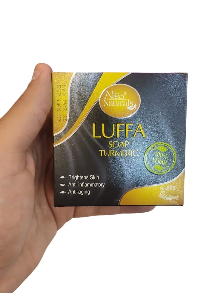 Nisa turmeric loofah soap 125g