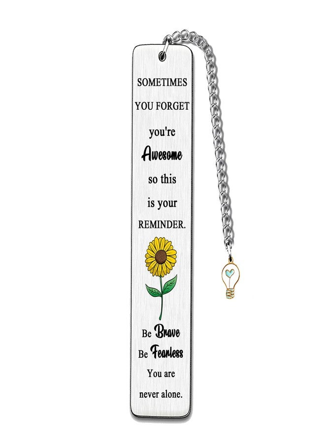 FCZIVA Inspirational Bookmarks Women Men Son Grandson Bookmark Appreciate Brother Sister Birthday Gifts Graduation Back to School Gifts Encouragement Best Friend Retirement Christmas Keepsakes (Sometimes) - Image 1