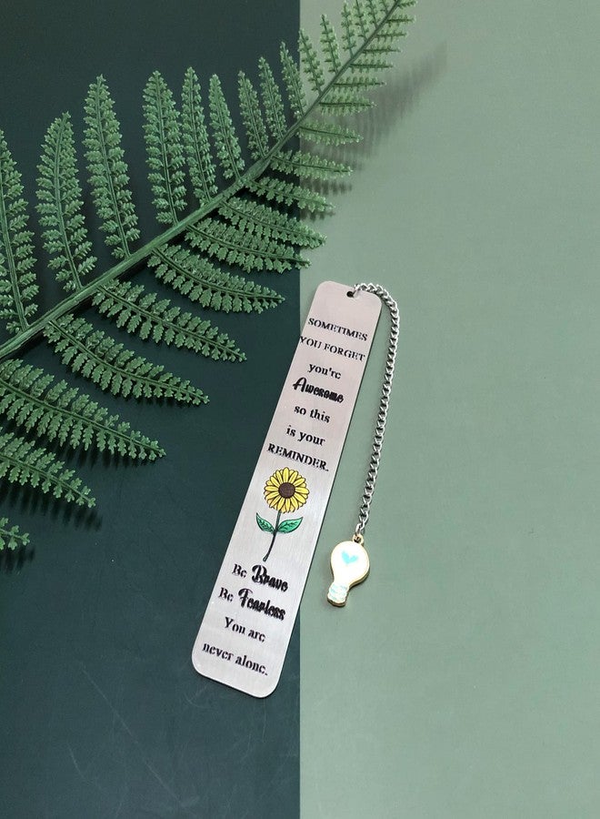 FCZIVA Inspirational Bookmarks Women Men Son Grandson Bookmark Appreciate Brother Sister Birthday Gifts Graduation Back to School Gifts Encouragement Best Friend Retirement Christmas Keepsakes (Sometimes) - Image 2