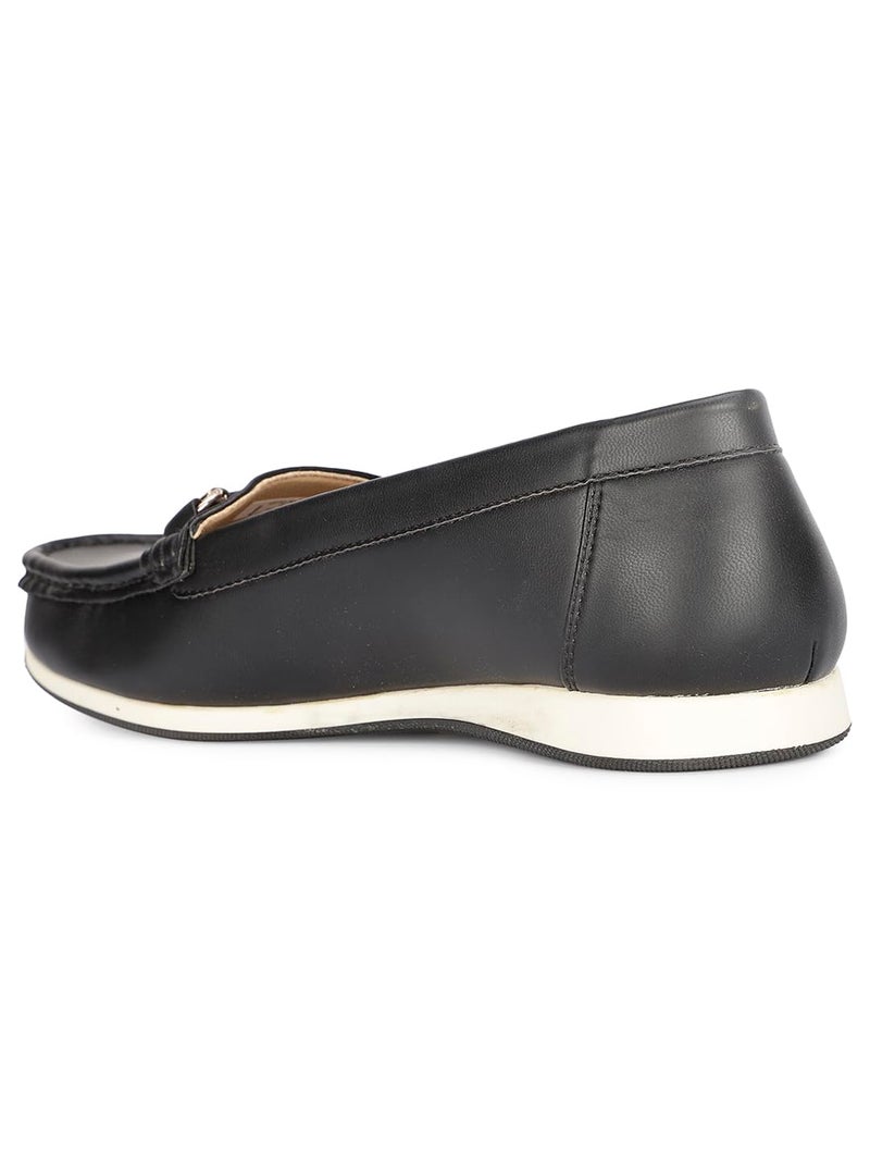 Bata Women's Slip-on Loafer - Black (5 UK) (5516145) - Image 3