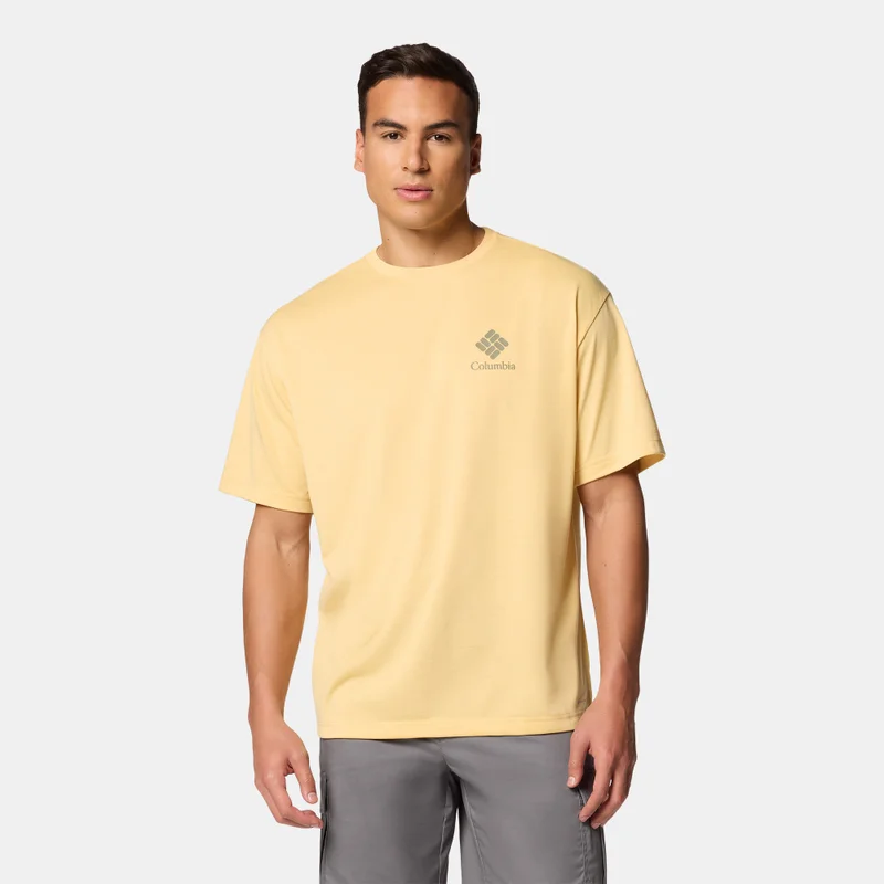 Columbia Yellow Men's Cedar Trail Graphic T-Shirt for Men | Best Price UAE