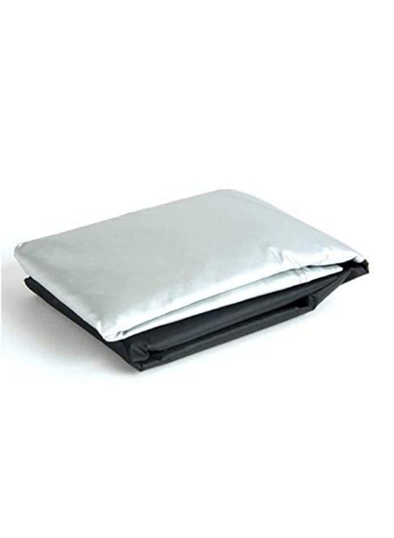 "غطاء دراجة نارية مقاوم للماء ومضاد للأشعة فوق البنفسجية للاستخدام الخارجي – غطاء متين للحماية من المطر والغبار والطقس القاسي – مناسب للسكوتر والموتوبيد ودراجات ATV والدراجات الترابية – تغطية كاملة لمقاومة الغبار وأشعة الشمس والمطر والثلج – مقاس XXL" - Image 3