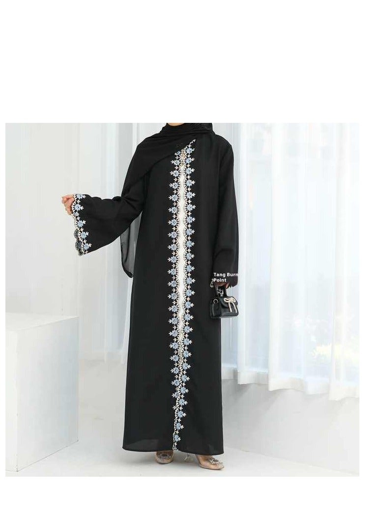 Loriya Luxury Dubai & Turkish Design Abaya 2025 – Premium Fabric with Elegant Details - Image 3
