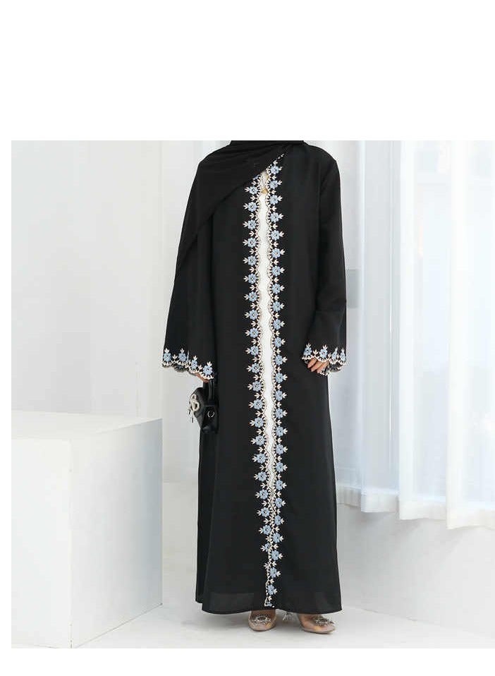 Loriya Luxury Dubai & Turkish Design Abaya 2025 – Premium Fabric with Elegant Details - Image 4