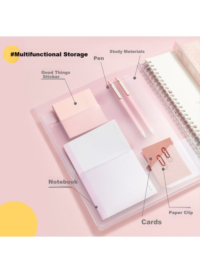 Masmarcu M&g Stationery Smart Learning B5/40 Sheets Loose-leaf Notebook, Subject Notebooks, Detachable Lined Paper, Student Spiral Notebook, Journal, Research Diary Hy0047 - Image 3