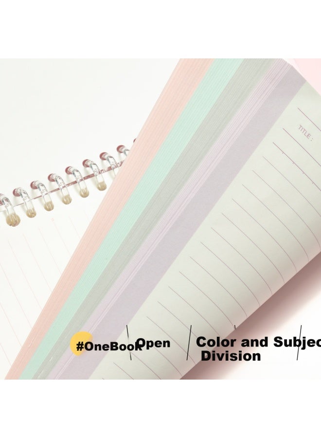 Masmarcu M&g Stationery Smart Learning B5/40 Sheets Loose-leaf Notebook, Subject Notebooks, Detachable Lined Paper, Student Spiral Notebook, Journal, Research Diary Hy0047 - Image 4