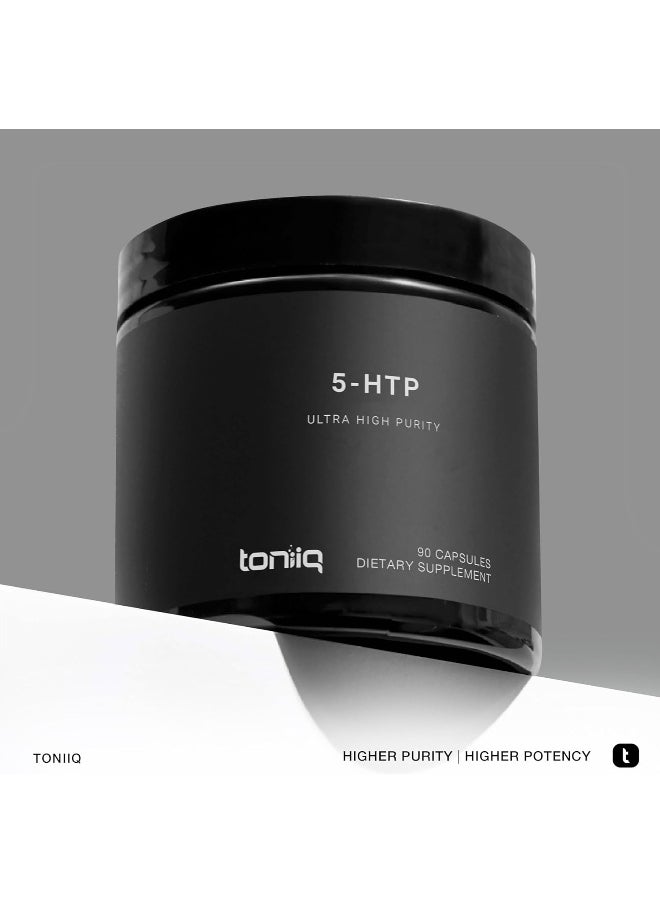 Toniiq Ultra High Strength 5Htp Capsules - 99%+ Highly Purified And Bioavailable - 12:1 Concentrated Extract - 200Mg - 90 Veggie Capsules  - Image 3