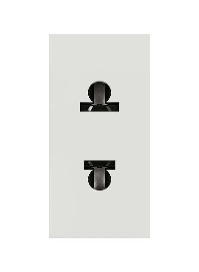 Schneider Electric Socket-Outlet, New Unica, 2P, 16A, Euroamerican, White - Image 5