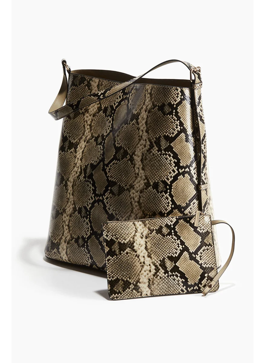 اتش اند ام Tote Bag With Pouch