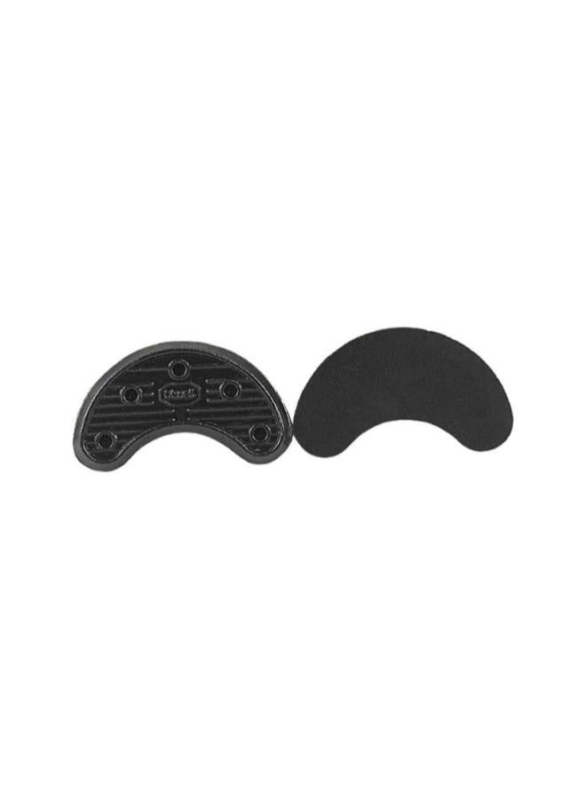 10 Pairs Shoe Heel Plates Stickers Horseshoe-Shaped Sole Stickers Repair Pad Heel Sole Replacement Patch Stickers (Size 2)  - Image 4