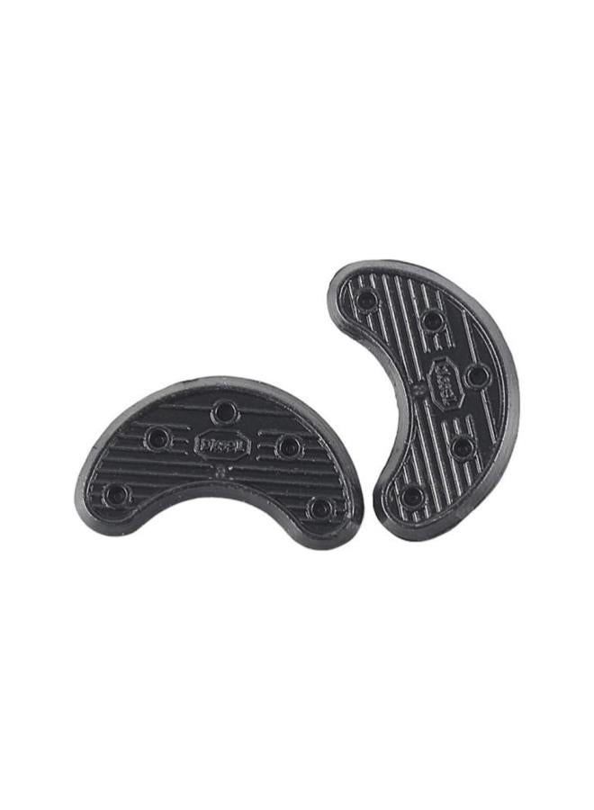 10 Pairs Shoe Heel Plates Stickers Horseshoe-Shaped Sole Stickers Repair Pad Heel Sole Replacement Patch Stickers (Size 2)  - Image 5