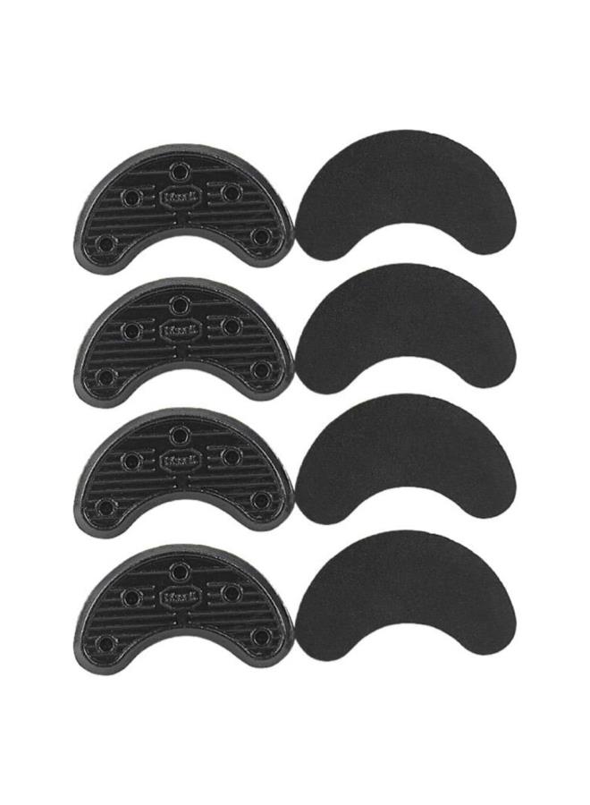 10 Pairs Shoe Heel Plates Stickers Horseshoe-Shaped Sole Stickers Repair Pad Heel Sole Replacement Patch Stickers (Size 2)  - Image 2