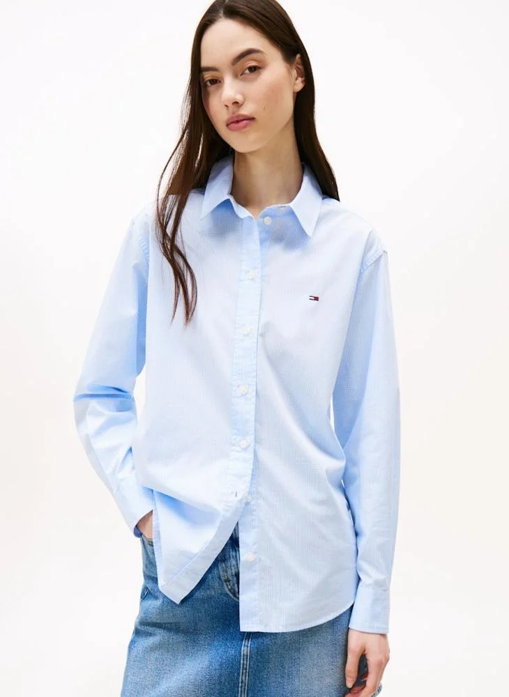 TOMMY JEANS Casual Long Sleeve Shirt