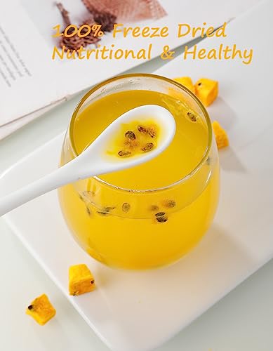 ULTHMOK Premium Freeze Dried Passion Fruit 7 Oz/199g,Frozen Passion Fruit Tea,100% Natural & No Additives. - Image 4