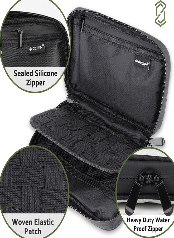 OZCHIN Smell Proof Bag Pocket Bag Activated Carbon Fiber 8'' x 5'' Portable Carry Pouch for Travel (Grey) - Image 5