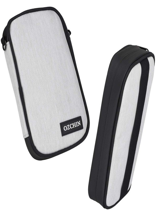 OZCHIN Smell Proof Bag Pocket Bag Activated Carbon Fiber 8'' x 5'' Portable Carry Pouch for Travel (Grey) - Image 1