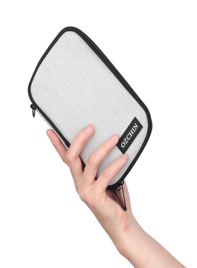 OZCHIN Smell Proof Bag Pocket Bag Activated Carbon Fiber 8'' x 5'' Portable Carry Pouch for Travel (Grey) - Image 3