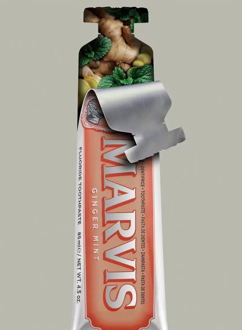 Marvis Ginger Mint Toothpaste 85ml - Image 3