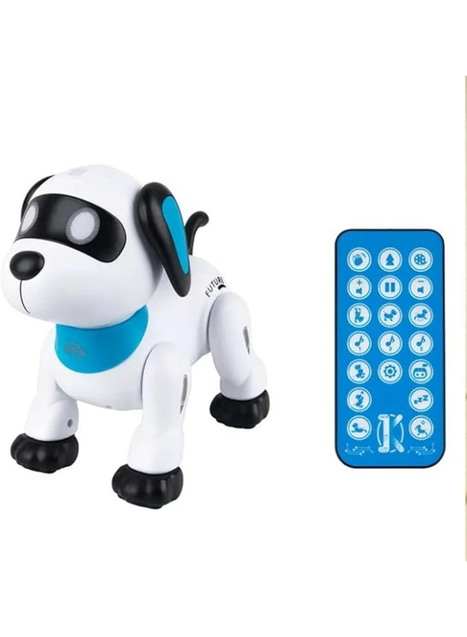 Generic (Unbranded) Remote Control Robot Dog Toy, Programmable Interactive & Smart Dancing Robots for Kids 5 and up, RC Stunt Toy Dog with Sound LED Eyes, Electronic Pets Toys Robotic Dogs for Kids Gifts - Image 1