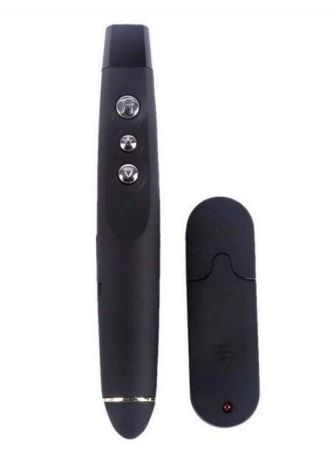 قلم مؤشر ليزر لاسلكي PPT مزود بمنفذ USB وجهاز تحكمٍ عن بعد . - Image 1