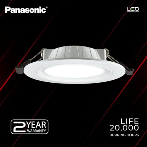 Panasonic 9 Watt LED Concealed Downlighter, LED Recessed Downlight, 85mm Cut Out, BIS & ROHS Certified, 4KV Surge Protection, Cool White Light (PDLM34097) - Image 4