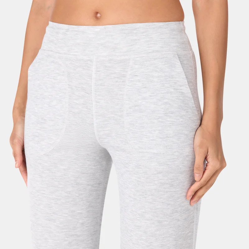 Sun and Sand Sports Grey Women's Modal Leggings for Women | Best Price UAE