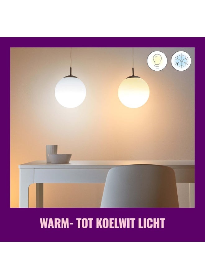 Wiz Smart LED Bulb E27 WiFi Bluetooth, A60 8W 60W Equivalent Dimmable Light Bulb, Warm White to Cool White 2700K-6500K, App & Voice Control, No Hub Required, Works with Alexa Google Assistant Siri - Image 2