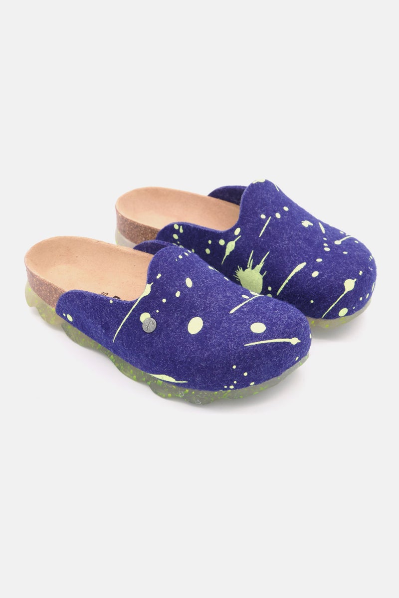 BAYTON Kids Girl Malonki Slip On, Navy - Image 1