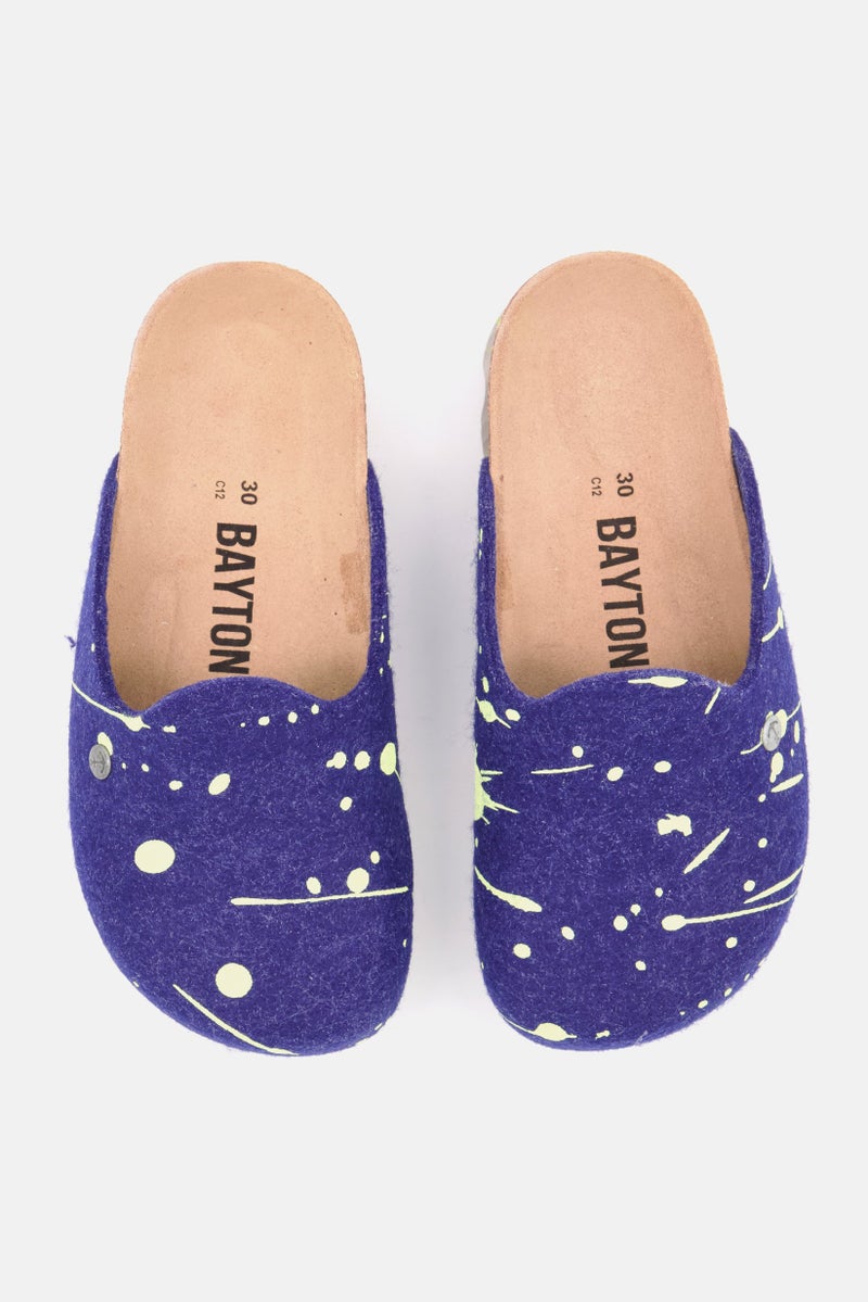 BAYTON Kids Girl Malonki Slip On, Navy - Image 4