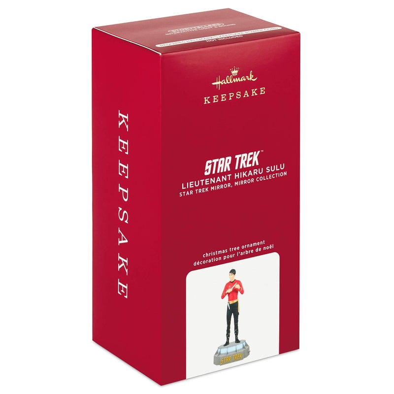 Hallmark Keepsake Hallmark Therkake Christmas Ornament 2022 Star Trek Mirror Mirror Collection Light Hikaru Sulu Light and Sound - Image 3