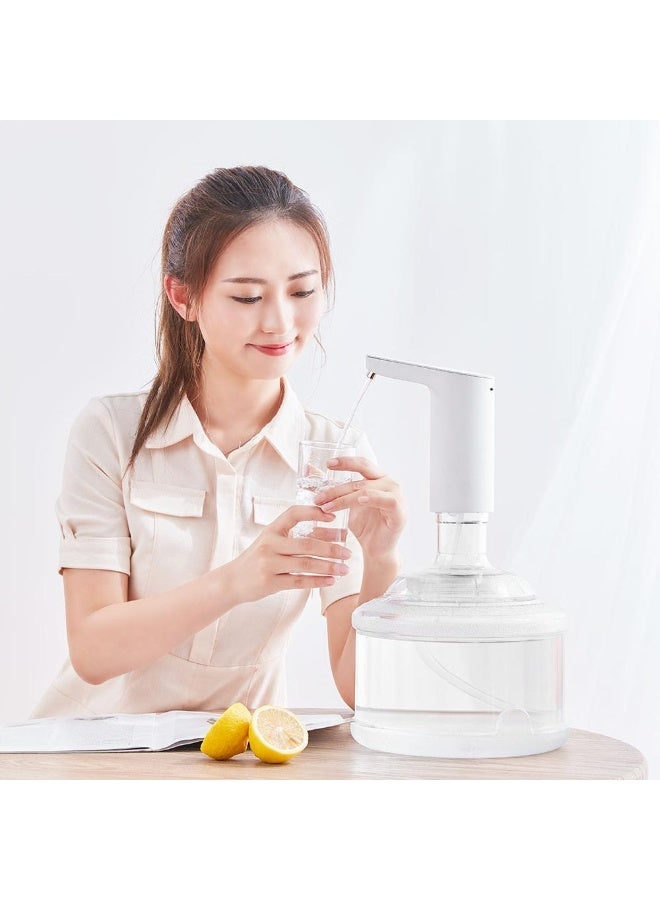 مضخة مياه أوتوماتيكية موديل HD-ZDCSJ01 مع مقياس لنقاء الماء TDS قابلة للشحن أبيض - Image 2