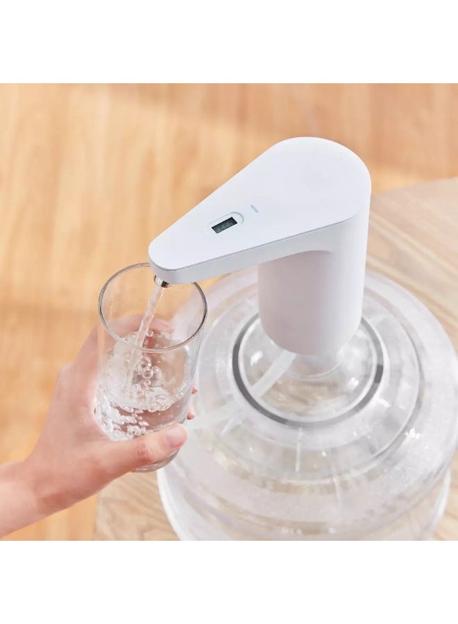 مضخة مياه أوتوماتيكية موديل HD-ZDCSJ01 مع مقياس لنقاء الماء TDS قابلة للشحن أبيض - Image 4