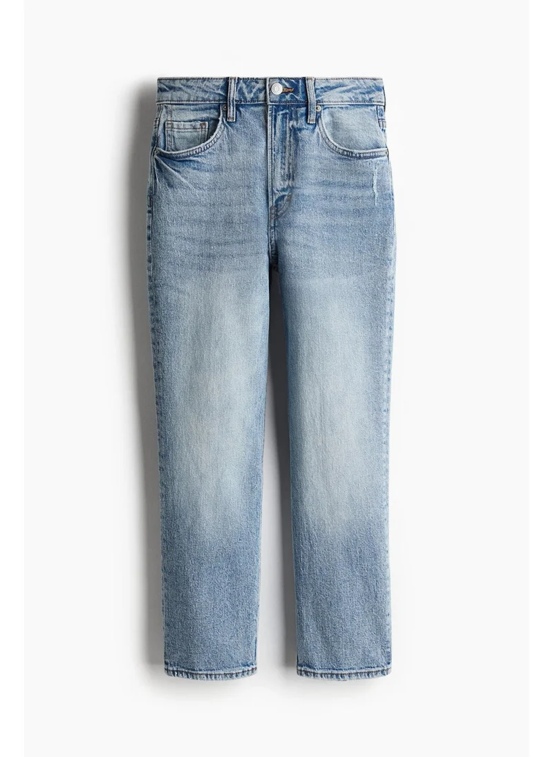 H&M Slim Straight High Ankle Jeans